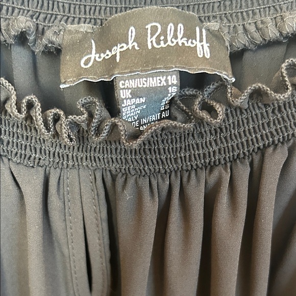 Joseph Ribkoff Black Lace Sleeve Blouse - Picture 2 of 5